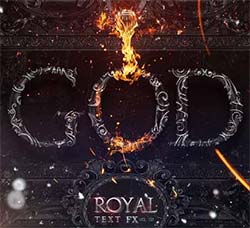 PS图层样式－皇室文本效果(游戏专用)：Royal Photoshop Text FX Vol 02